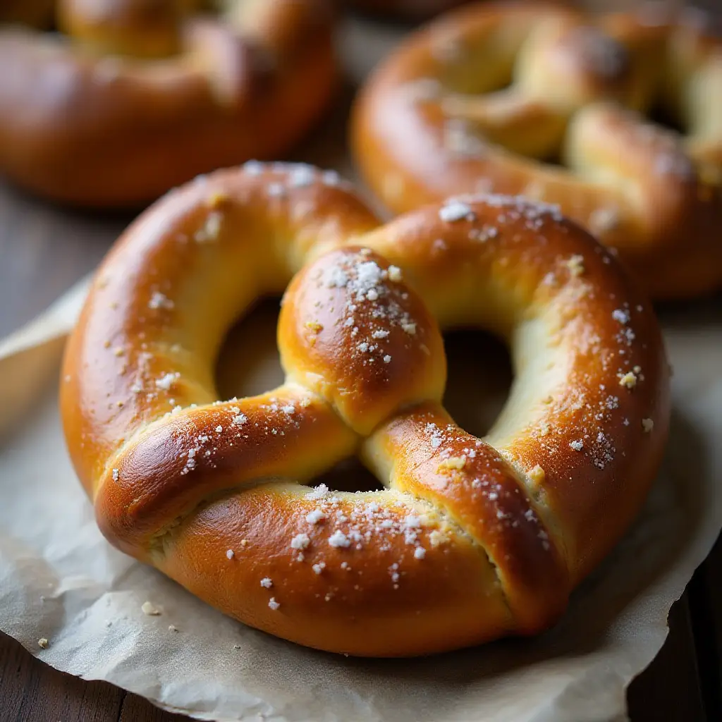 German New Year Pretzel