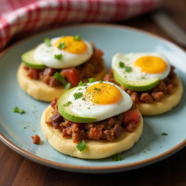 Corned Beef Hash Arepas