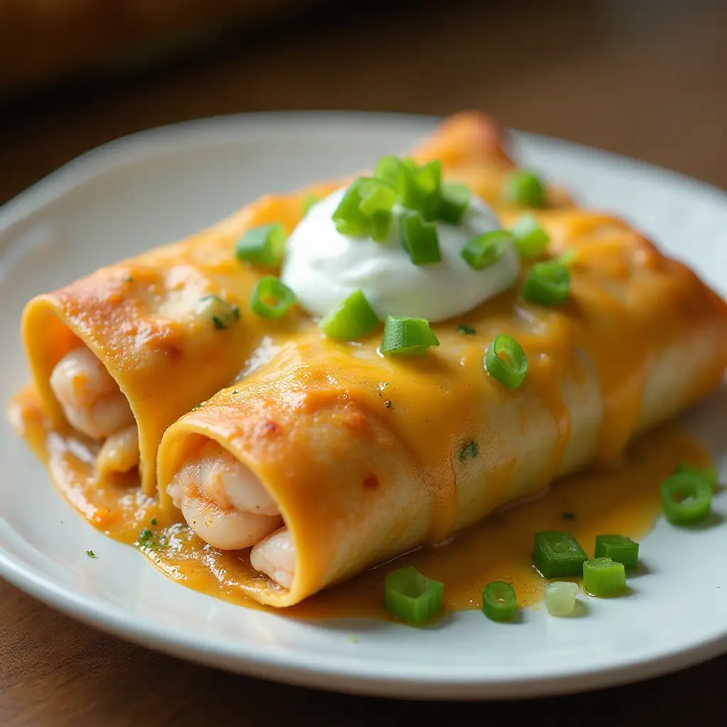 Shrimp and Crab Enchiladas