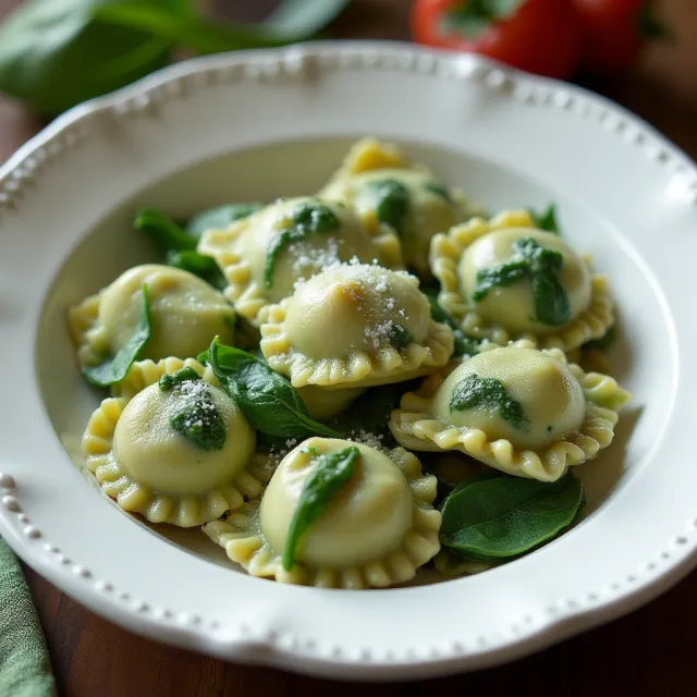 Spinach and Ricotta Tortellini