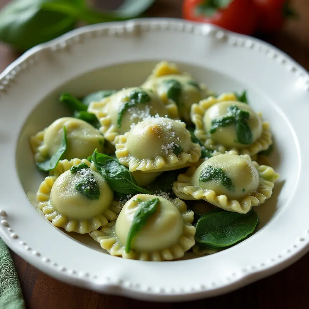 Spinach and Ricotta Tortellini