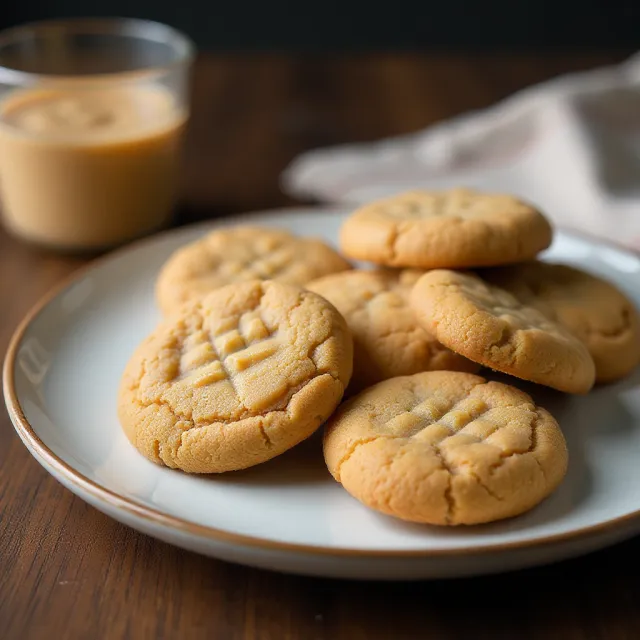 Flourless Peanut Butter Cookies