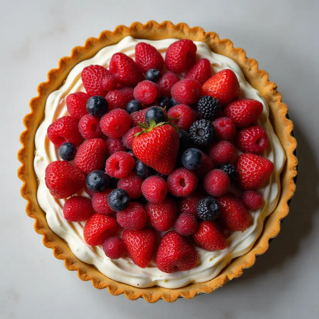 Berry Tart with No Added Sugar