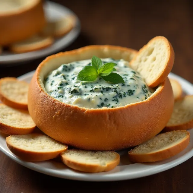 Pumpernickel Spinach Dip