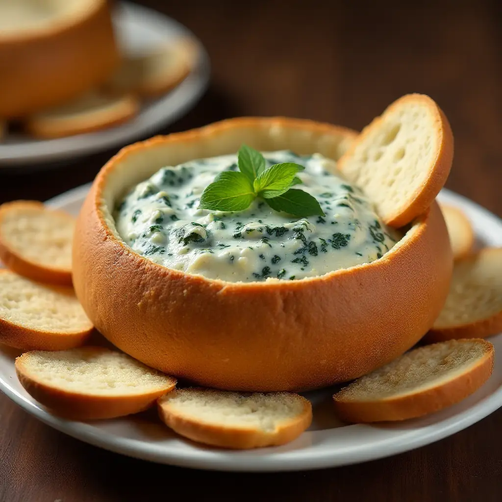 Pumpernickel Spinach Dip