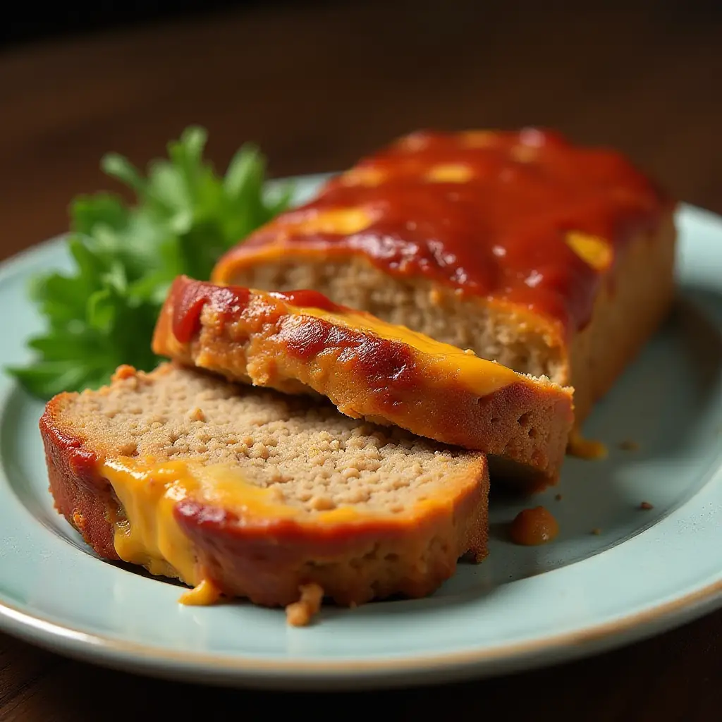 Incredibly Cheesy Turkey Meatloaf
