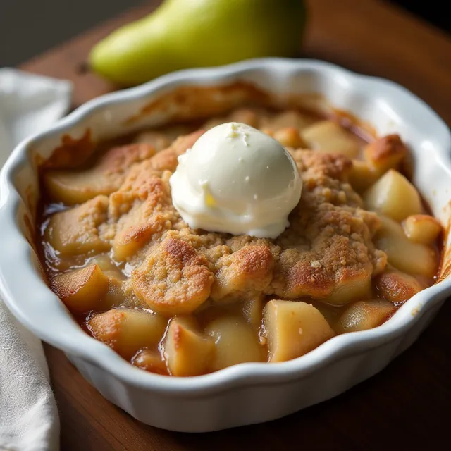 Pear Cobbler