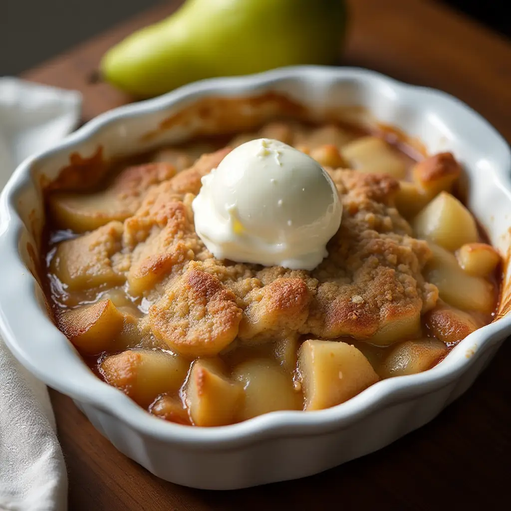 Pear Cobbler