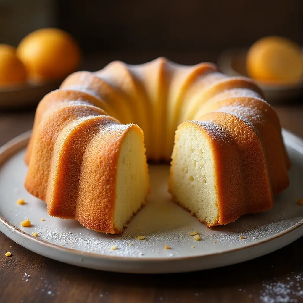 Apricot Brandy Pound Cake III