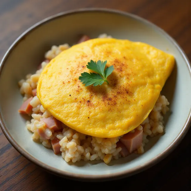 Omuraisu (Japanese Rice Omelet)