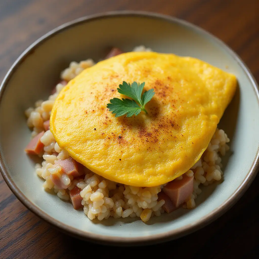Omuraisu (Japanese Rice Omelet)