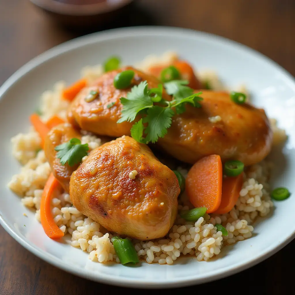 Air Fryer Peanut Chicken