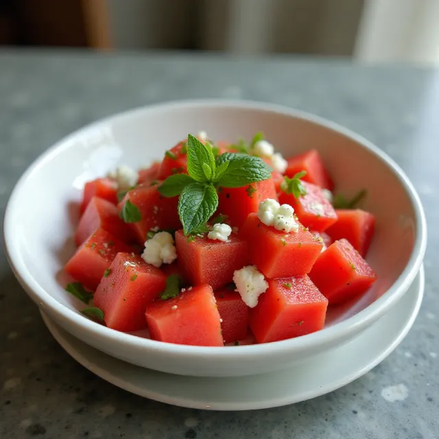 Tomato Watermelon Salad