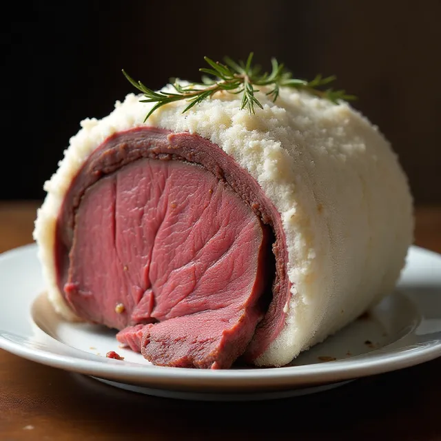 Rock Salt-Encrusted Prime Rib