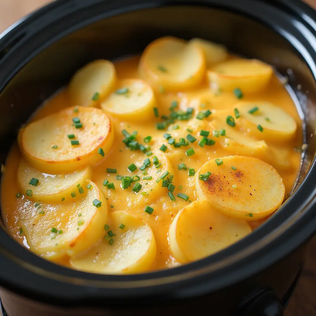 Slow Cooker Potato Gratin