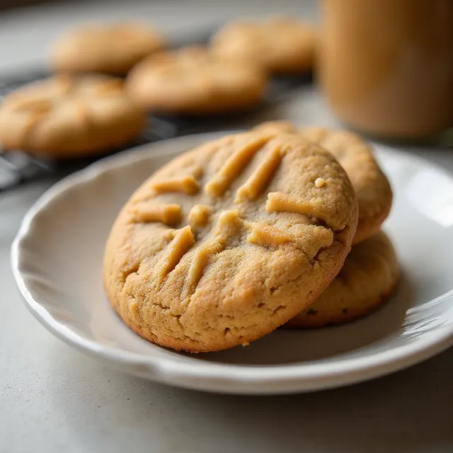 4-Ingredient Keto Peanut Butter Cookies