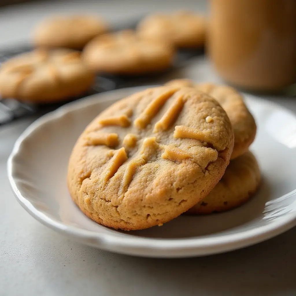 4-Ingredient Keto Peanut Butter Cookies