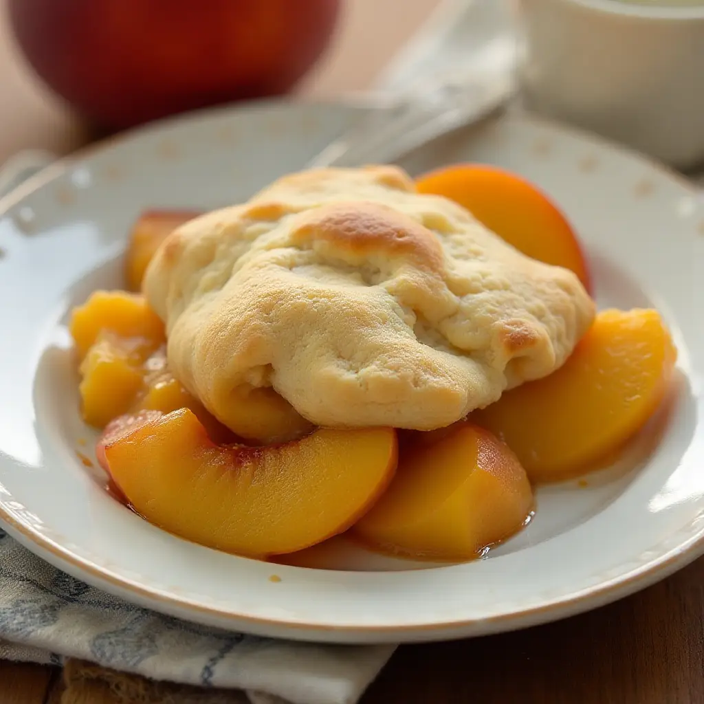 Fresh Peach Cobbler I