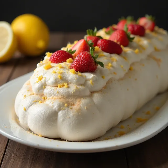 Frozen Lemon Pavlova