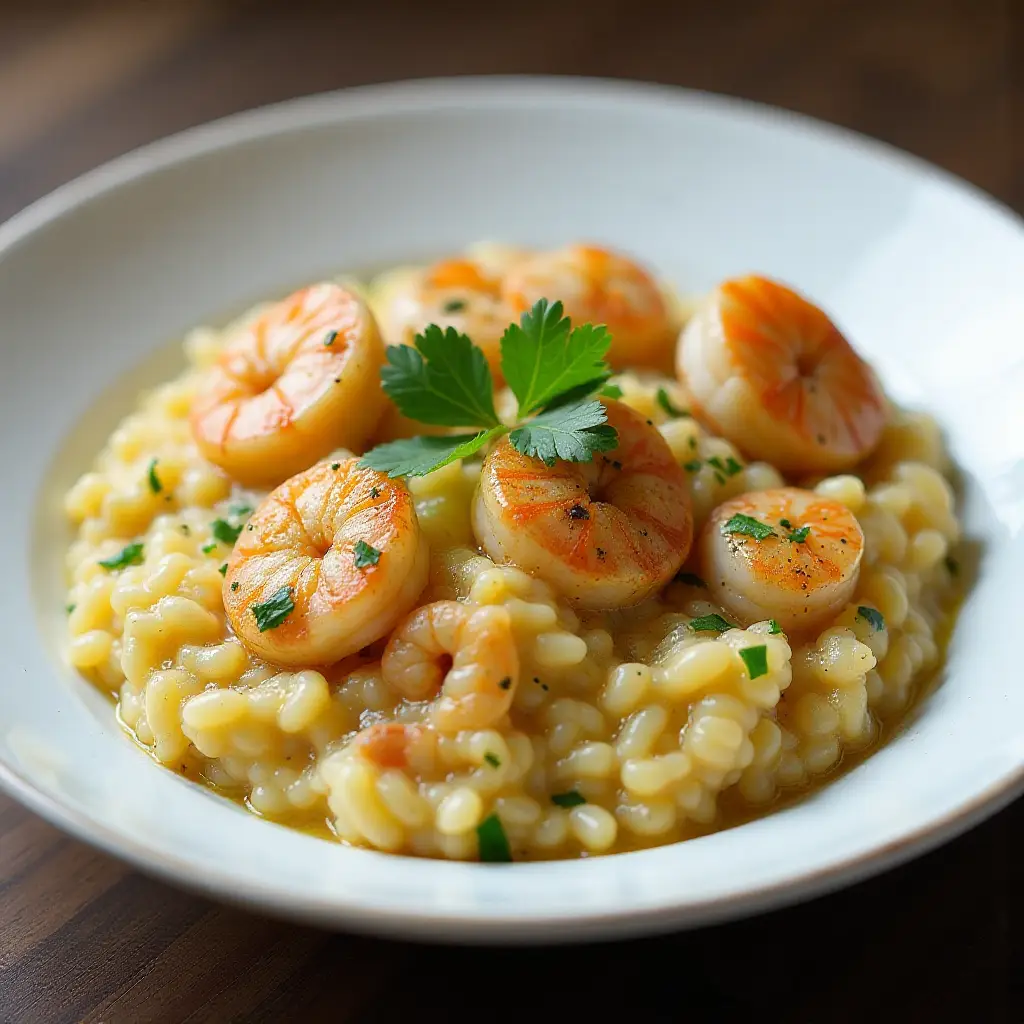 Italian Shrimp and Scallop Risotto