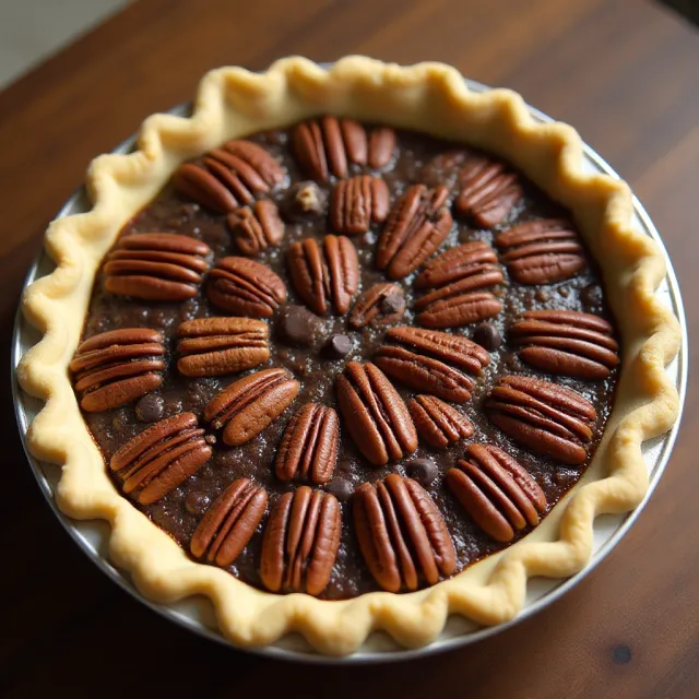 Chocolate Chip Kahlua® Pecan Pie
