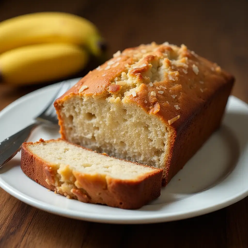 Banana Coconut Loaf