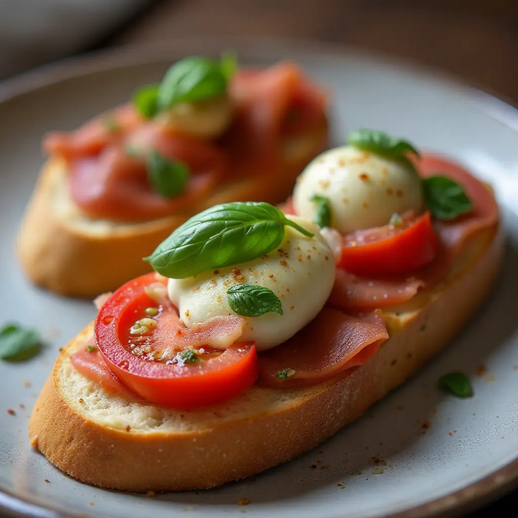 Antipasti Garlic Bread