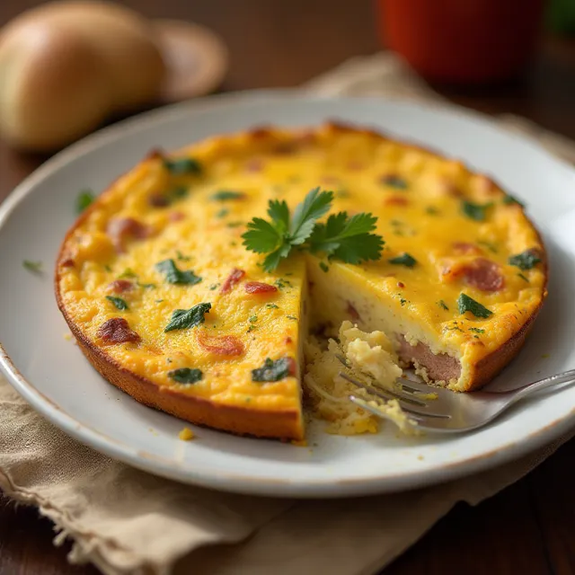 Roast Beef and Cheddar Frittata