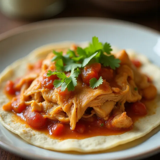 Shredded Chicken Tacos
