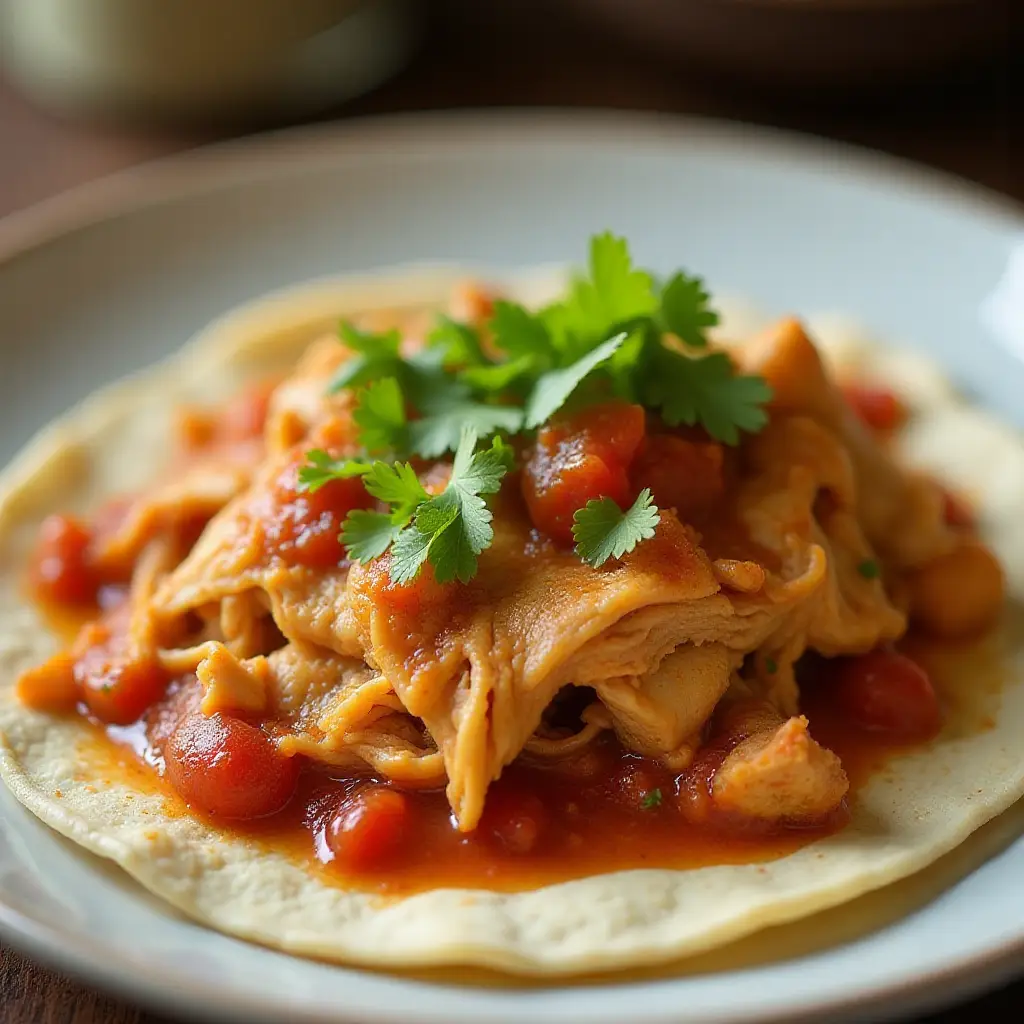 Shredded Chicken Tacos