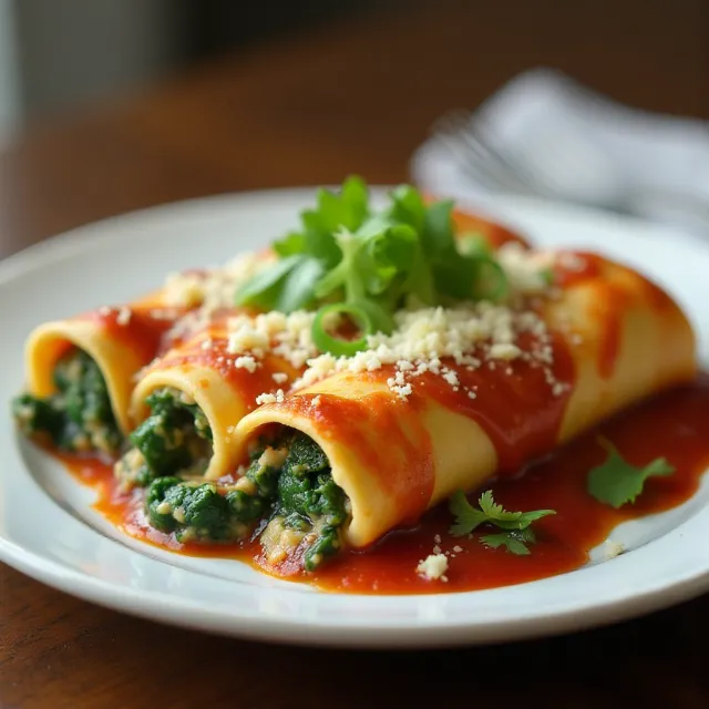Spinach Enchiladas