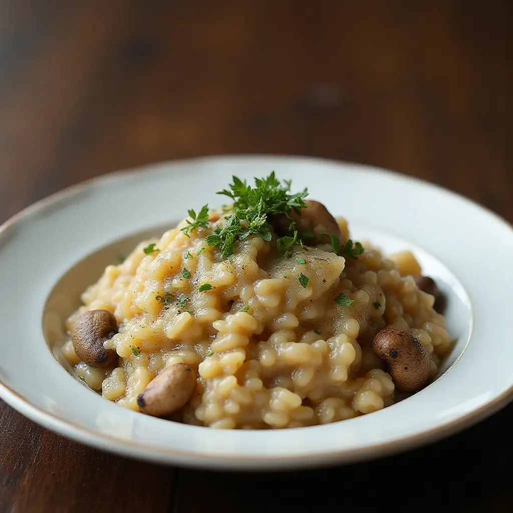 True Italian Porcini Mushroom Risotto