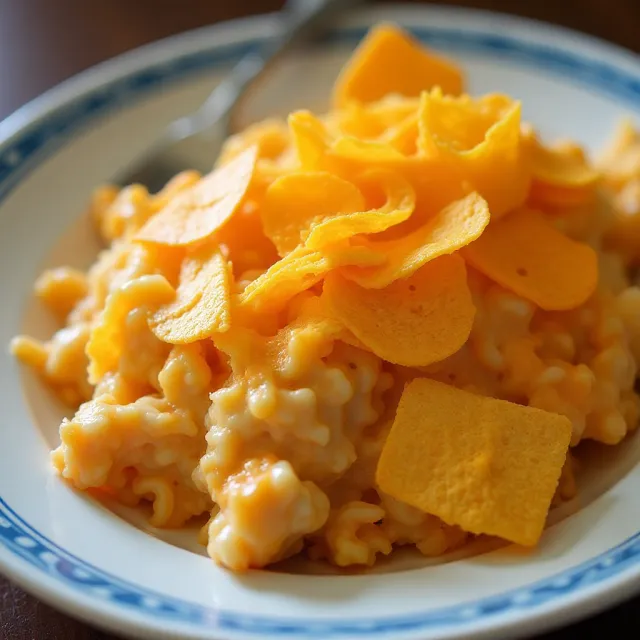 Cheesy Buffalo Chicken Casserole