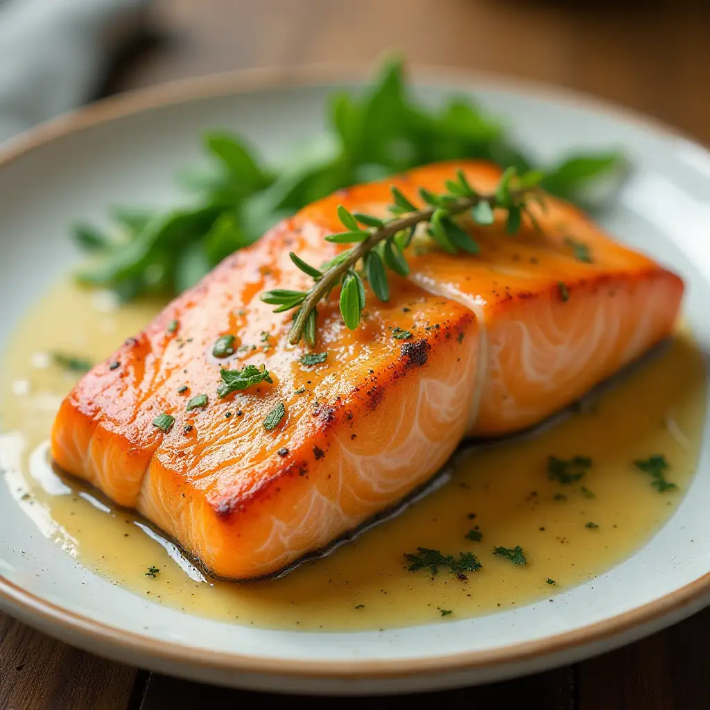 Air Fryer Honey Mustard Salmon