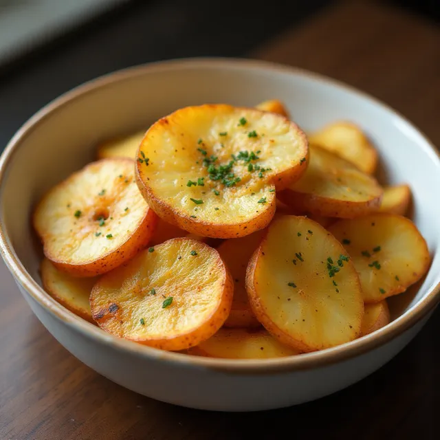 Oven-Baked Potato Slices
