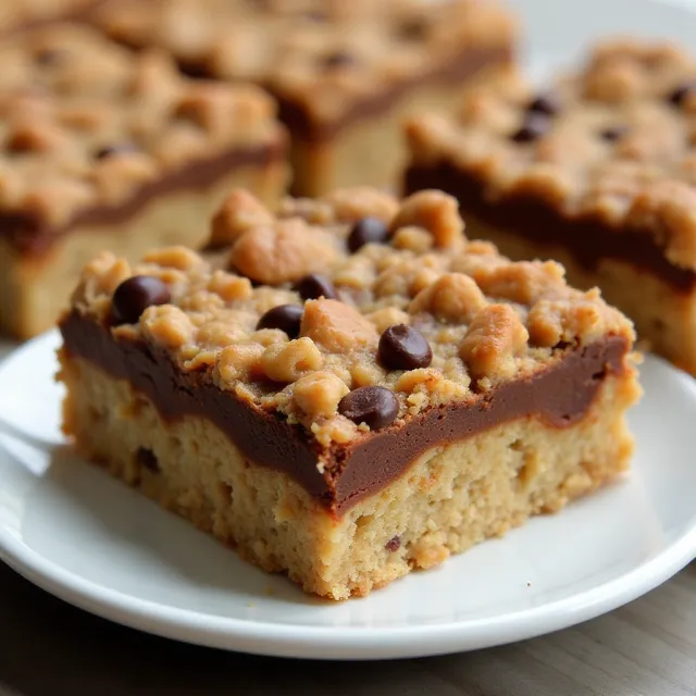 Chocolate-Peanut Butter Oat Bars