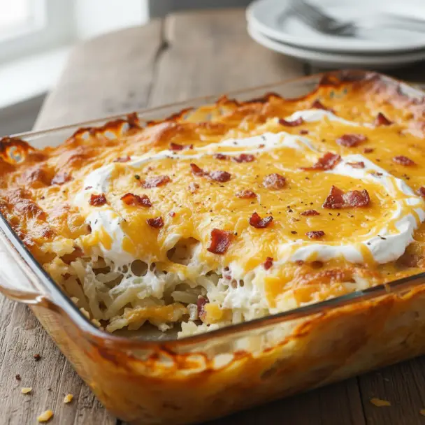 Loaded Bacon, Cheddar, and Ranch Potatoes