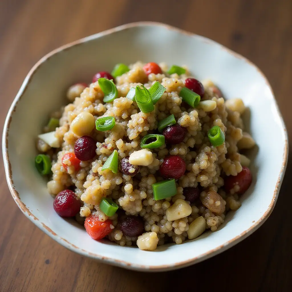 Cranberry Lentil and Quinoa Salad