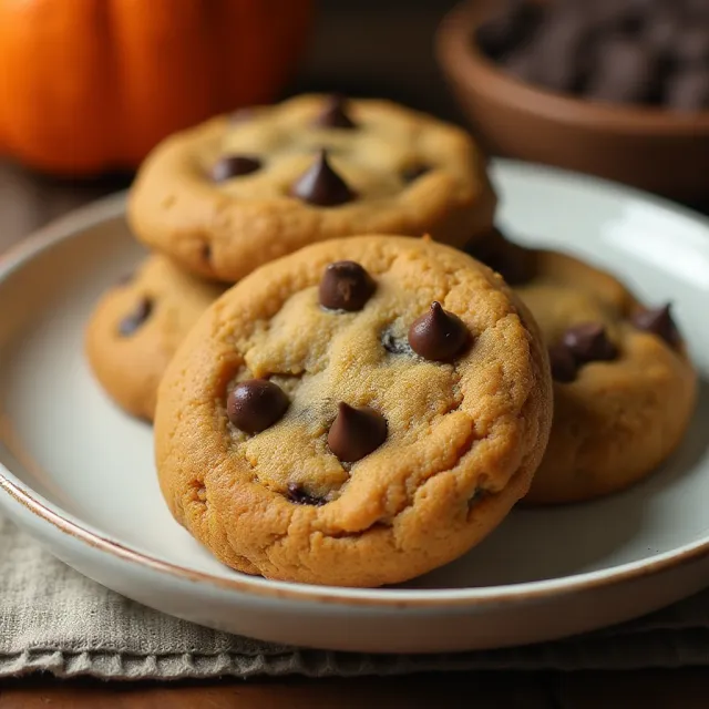 Easy Pumpkin Chip Cookies