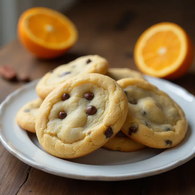 Orange Chocolate Chip Cookies