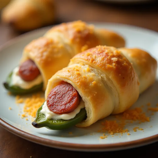 Jalapeno Sausage Crescent Rolls