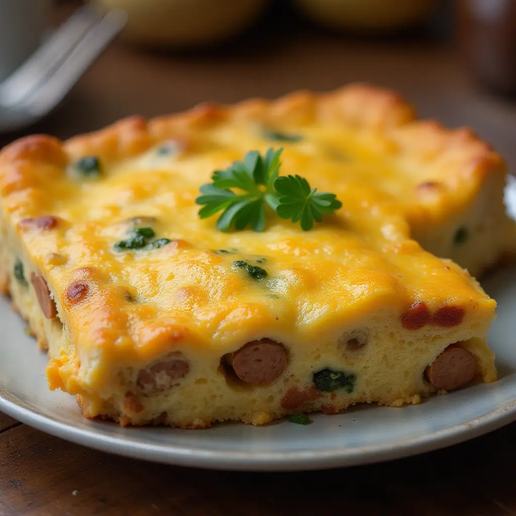 Easy Sausage Strata