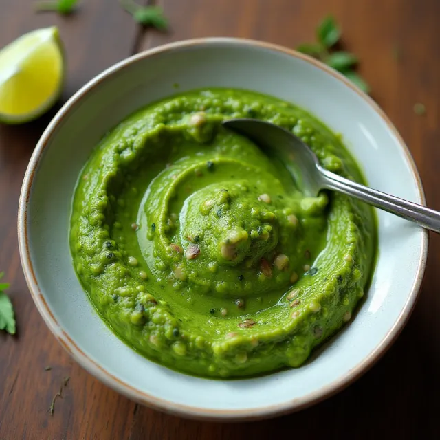 Cilantro Jalapeno Pesto with Lime