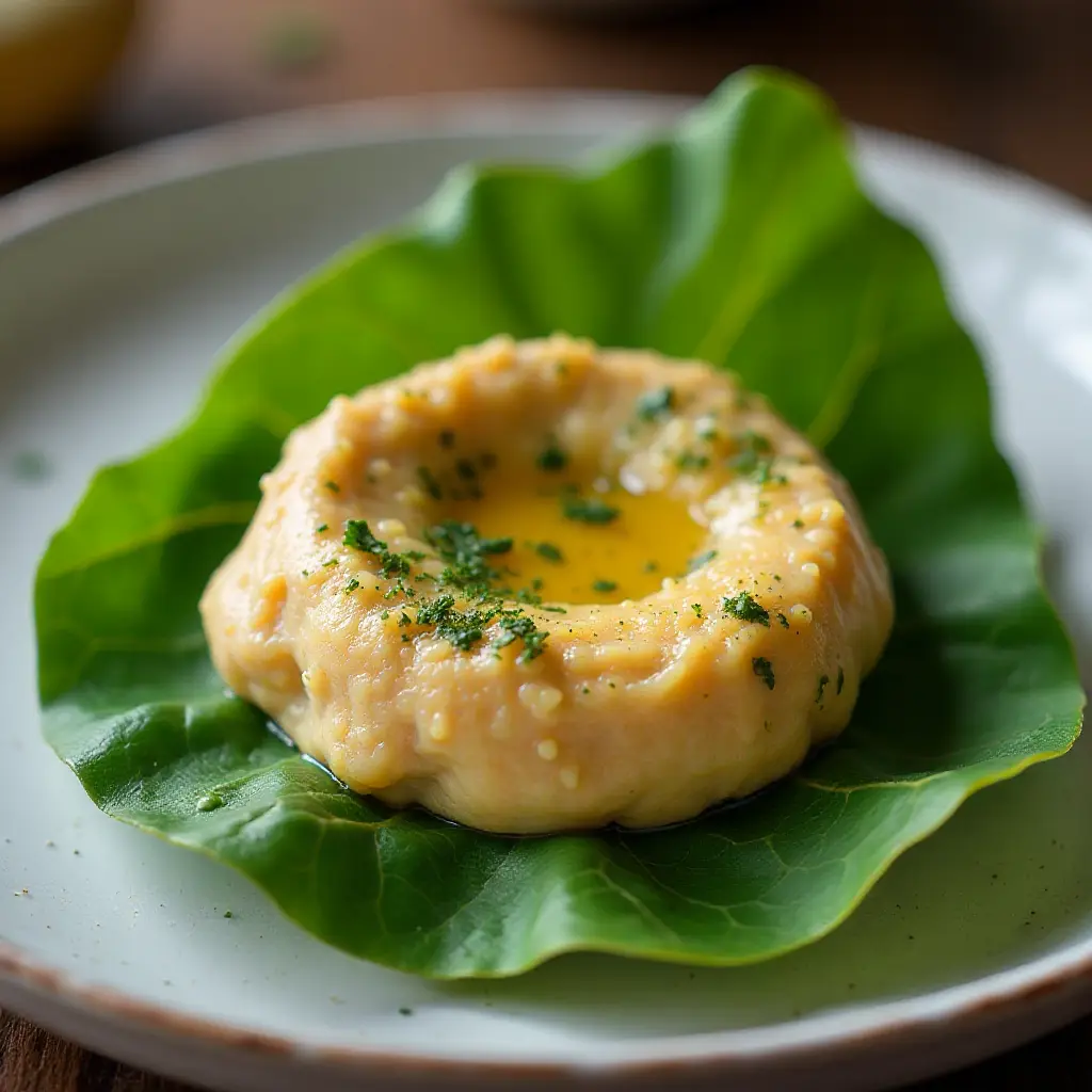 Sunflower Seed Pate in Collard Wrap
