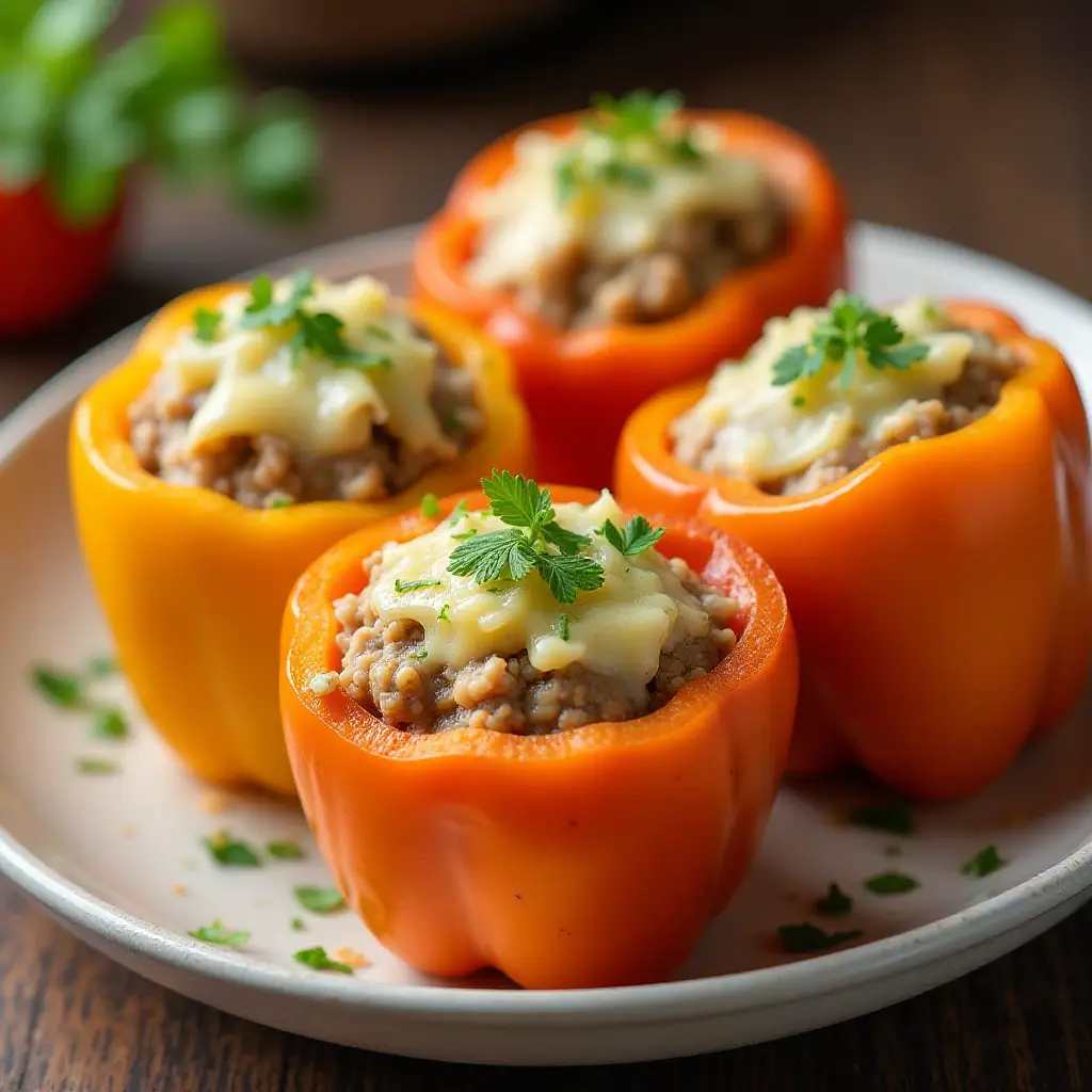 Stuffed Orange Peppers