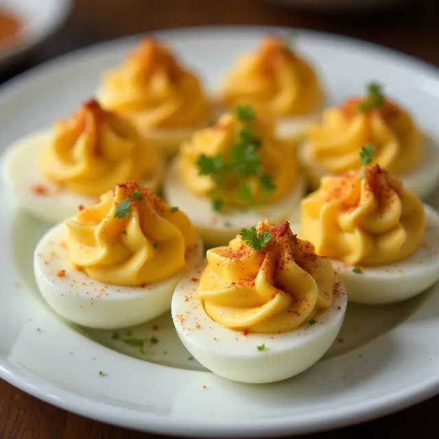 Fully Loaded Deviled Eggs