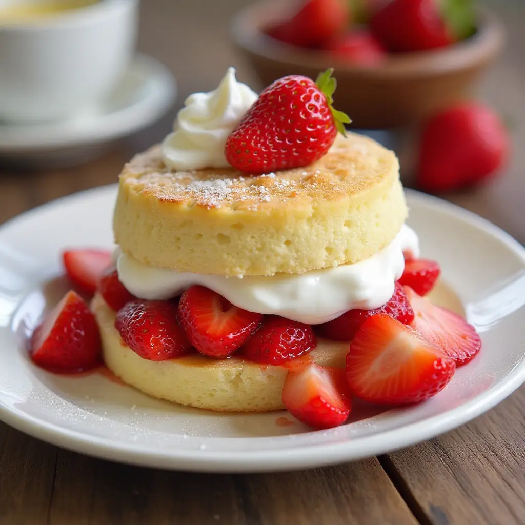 Fresh Strawberry Lemon Shortcake