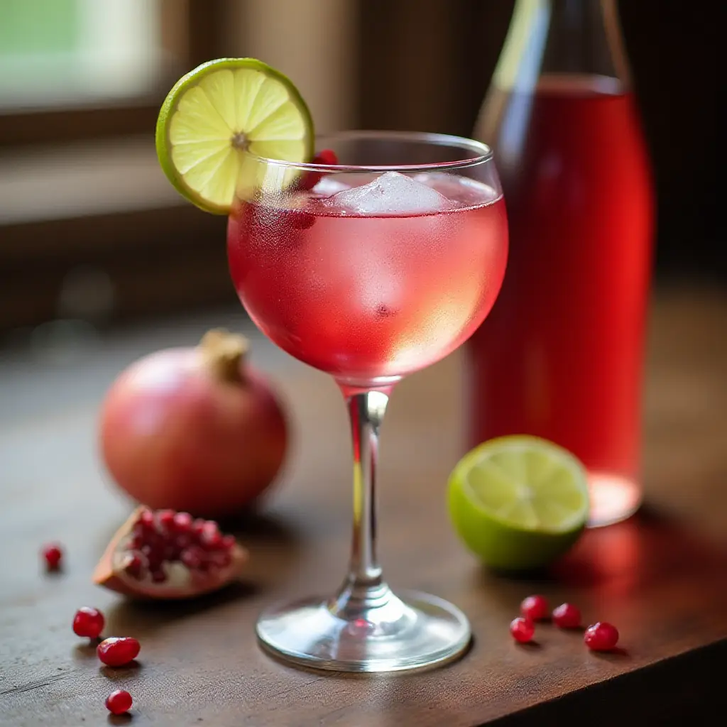 Pomegranate-Maple Sparkling Rosé