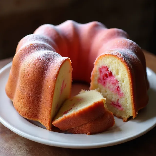 Rose Petal Pound Cake
