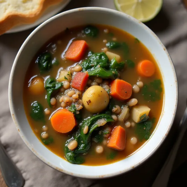 Easy Spinach Lentil Soup